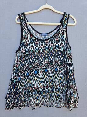 Democracy Sleeveless Top Medium Tie Back